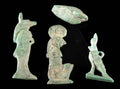 Ancient Egypt Faience Amulets Lot of 4