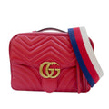 Gucci Small GG Marmont Sylvie Web Top Handle Bag
