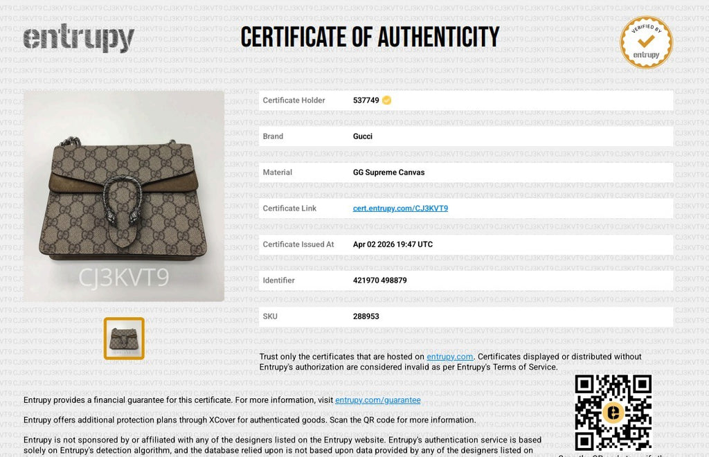 Gucci Mini Dionysus GG Supreme Shoulder Bag