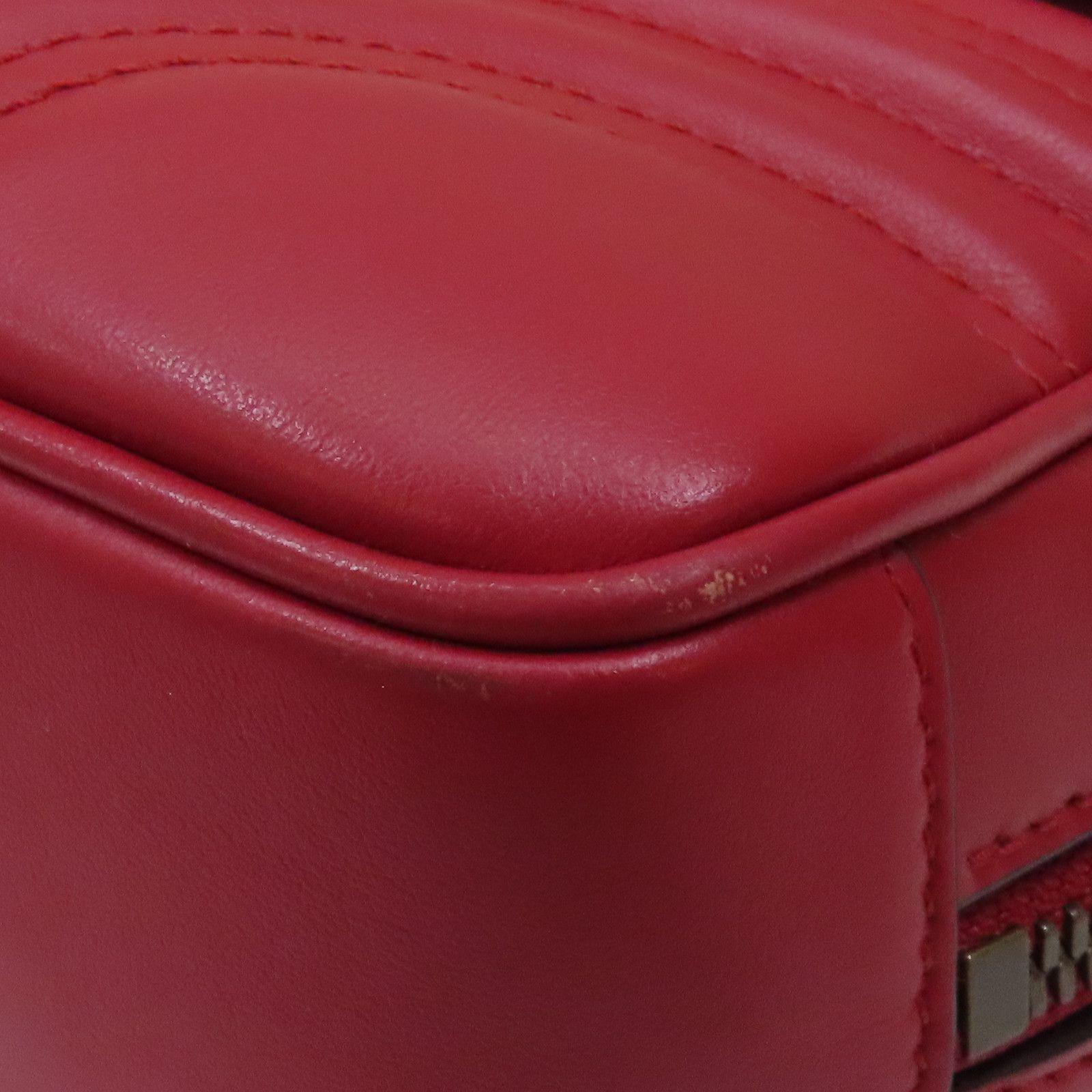 Gucci Small GG Marmont Sylvie Web Top Handle Bag