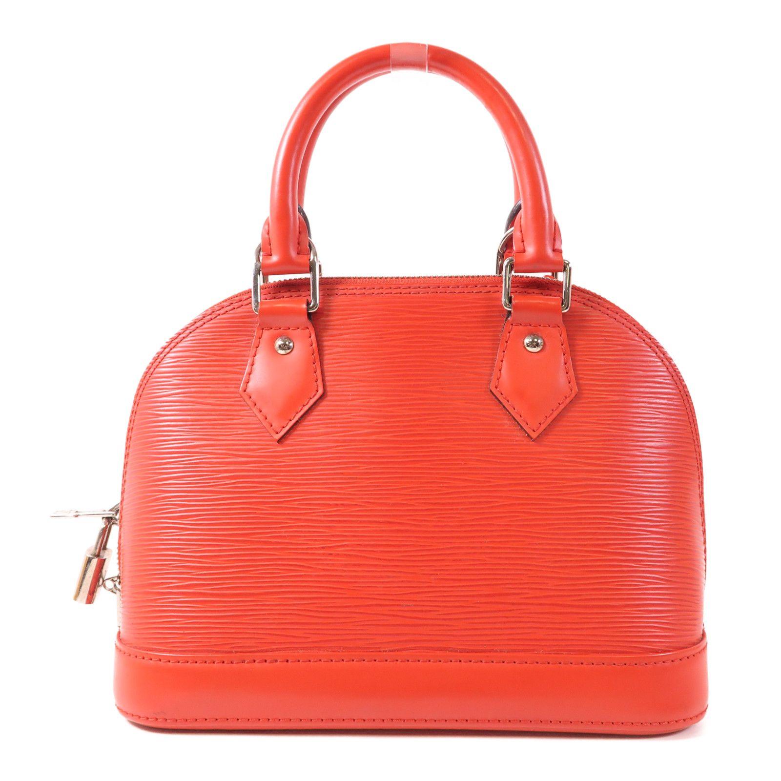 Louis Vuitton Alma BB Epi Leather Coquelicot