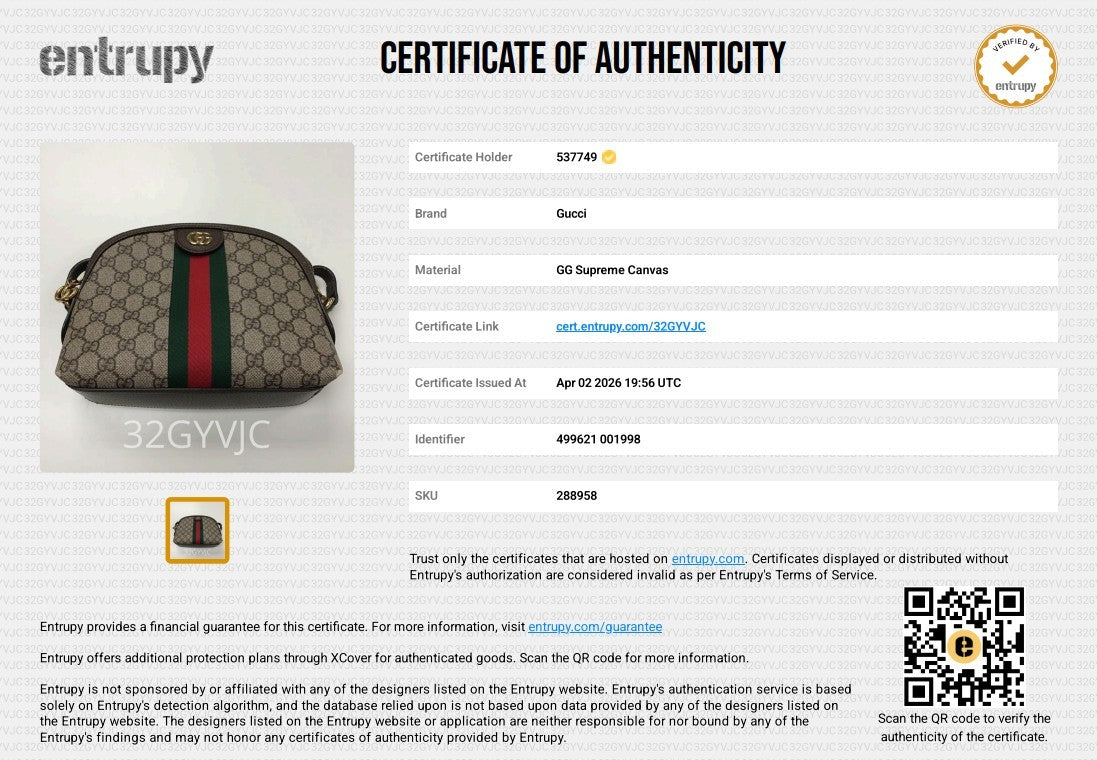 Gucci Ophidia GG Supreme Small Shoulder Bag
