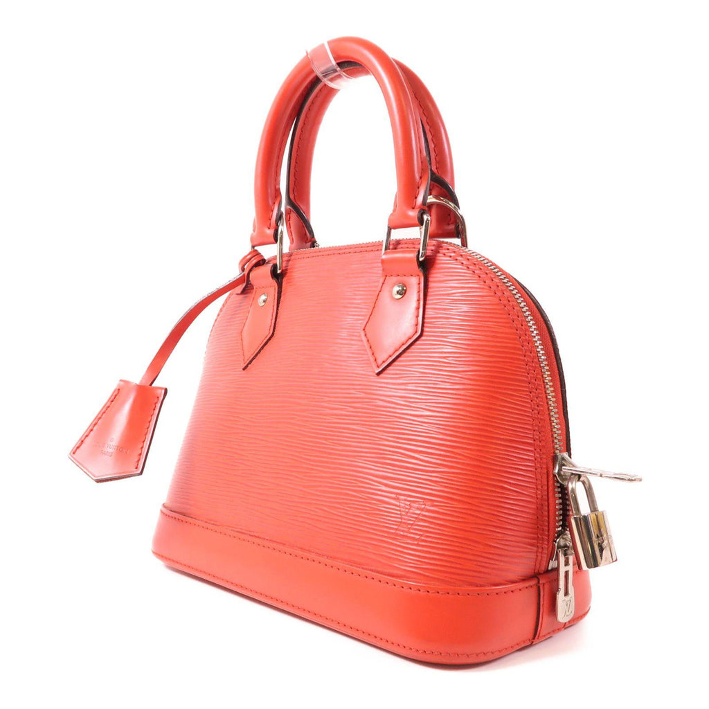 Louis Vuitton Alma BB Epi Leather Coquelicot