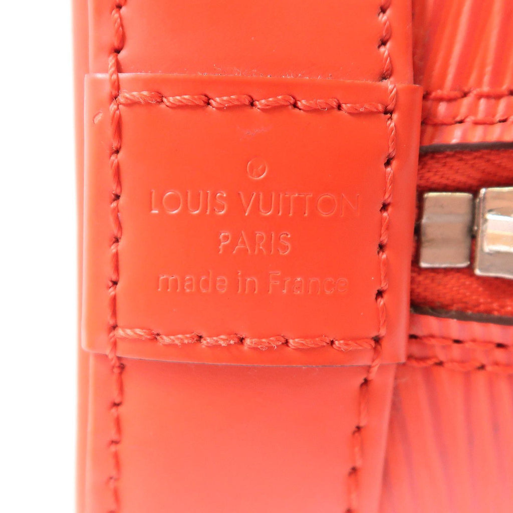 Louis Vuitton Alma BB Epi Leather Coquelicot
