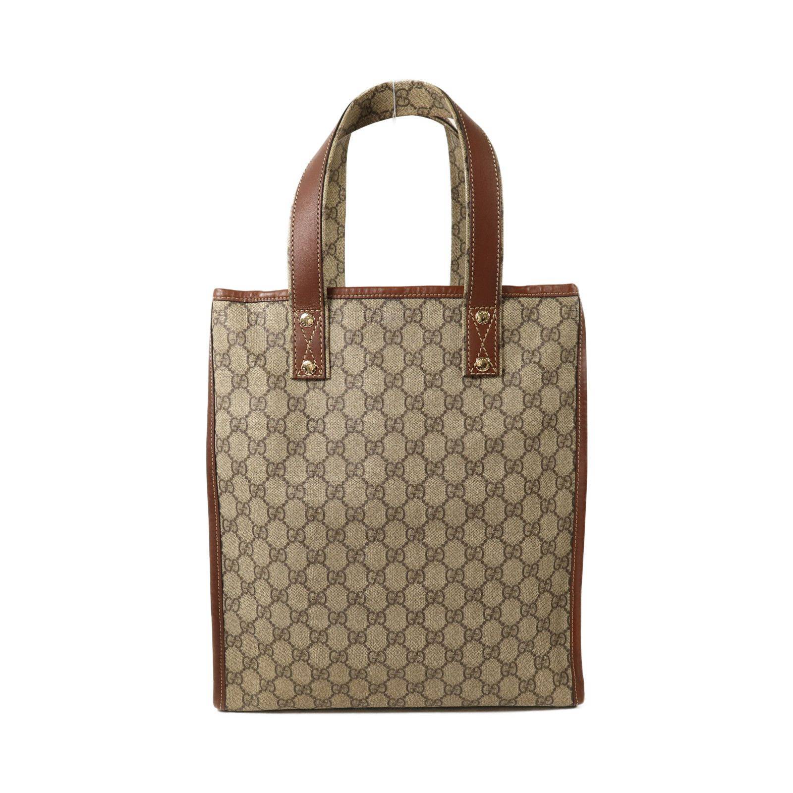 Gucci Small Vertical Web Loop Tote GG Supreme