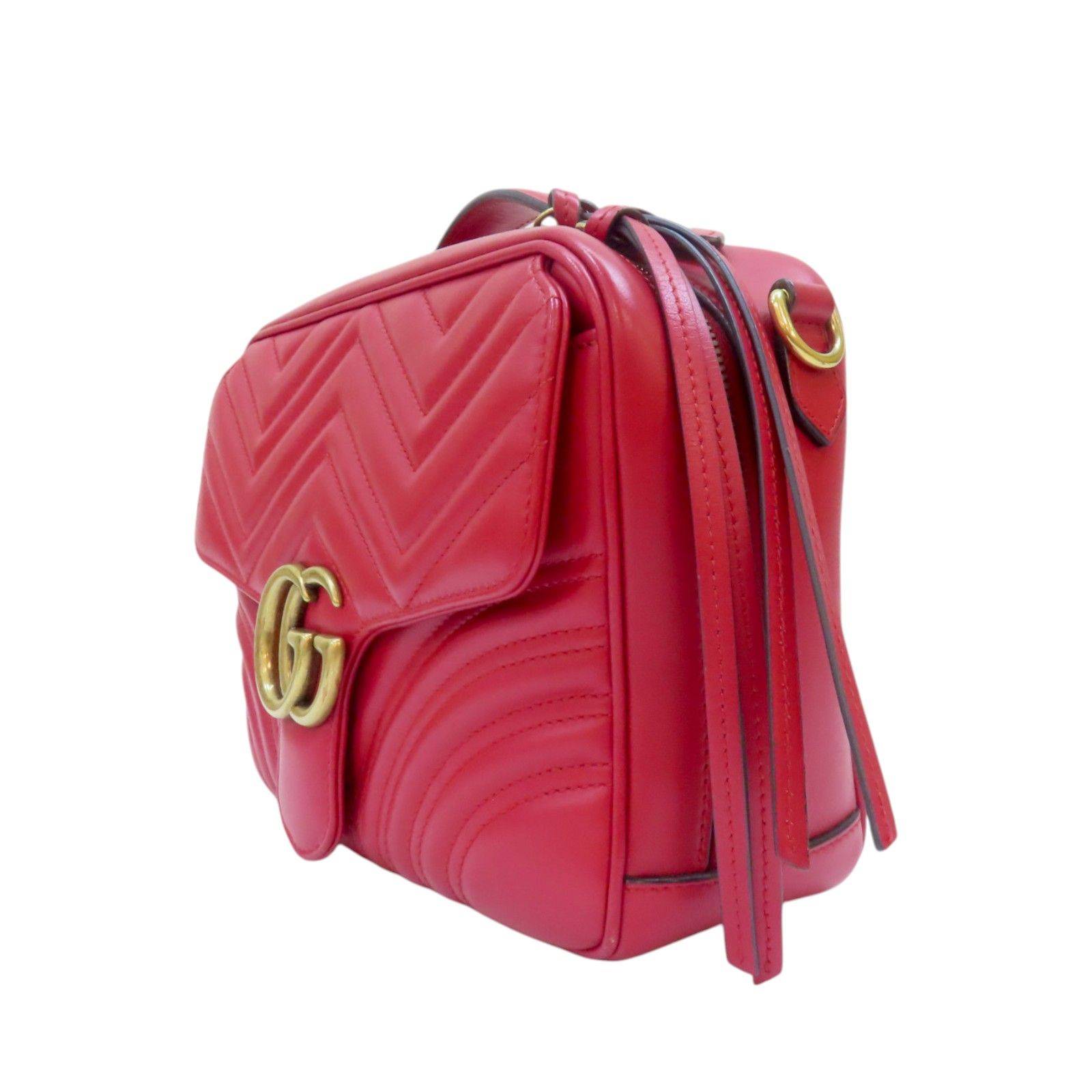 Gucci Small GG Marmont Sylvie Web Top Handle Bag