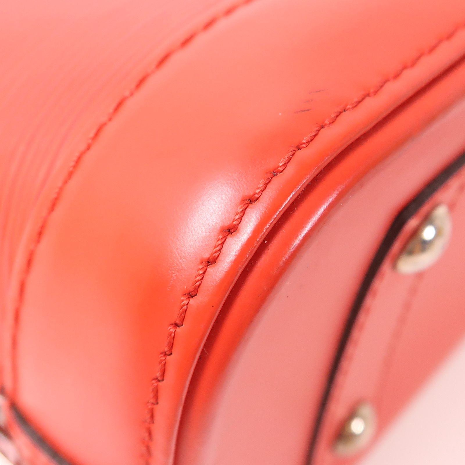 Louis Vuitton Alma BB Epi Leather Coquelicot