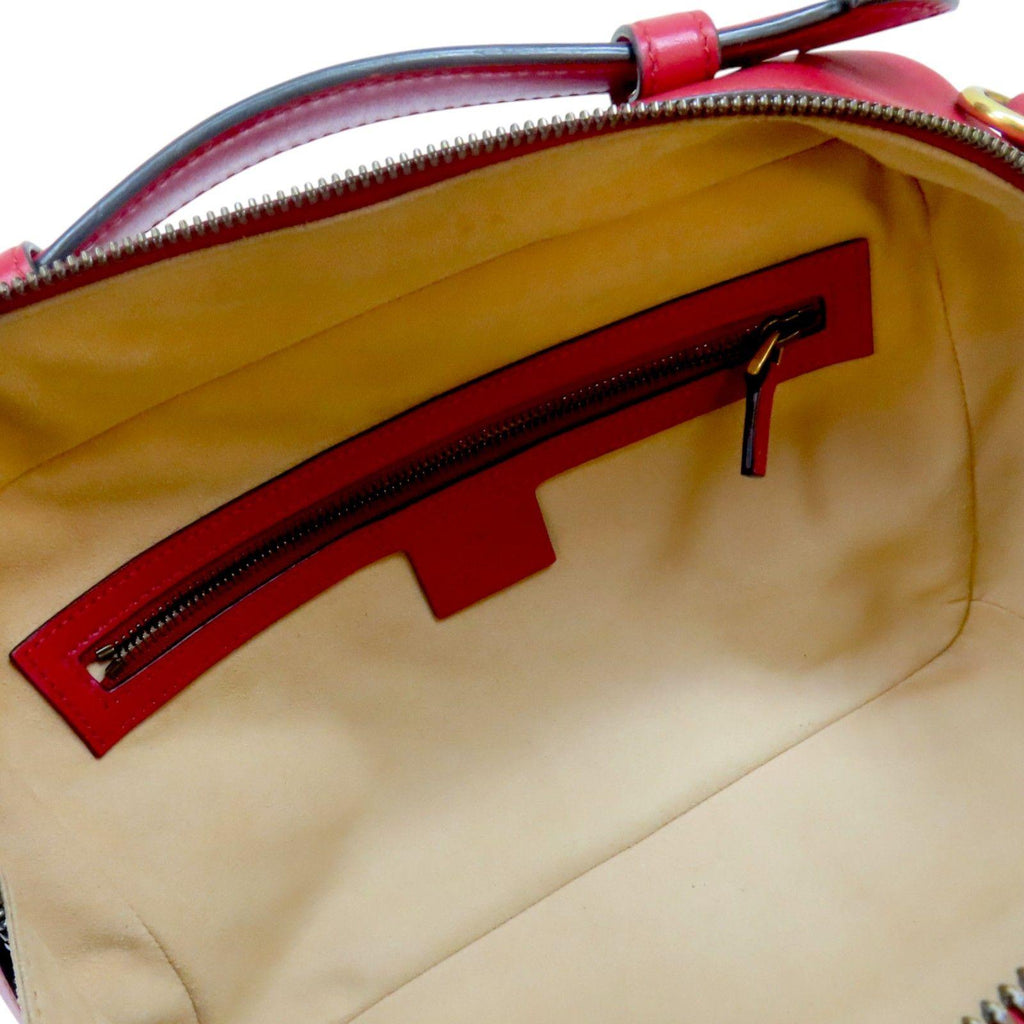 Gucci Small GG Marmont Sylvie Web Top Handle Bag