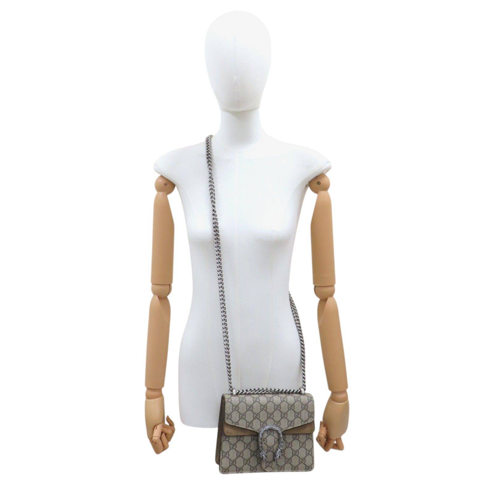 Gucci Mini Dionysus GG Supreme Shoulder Bag