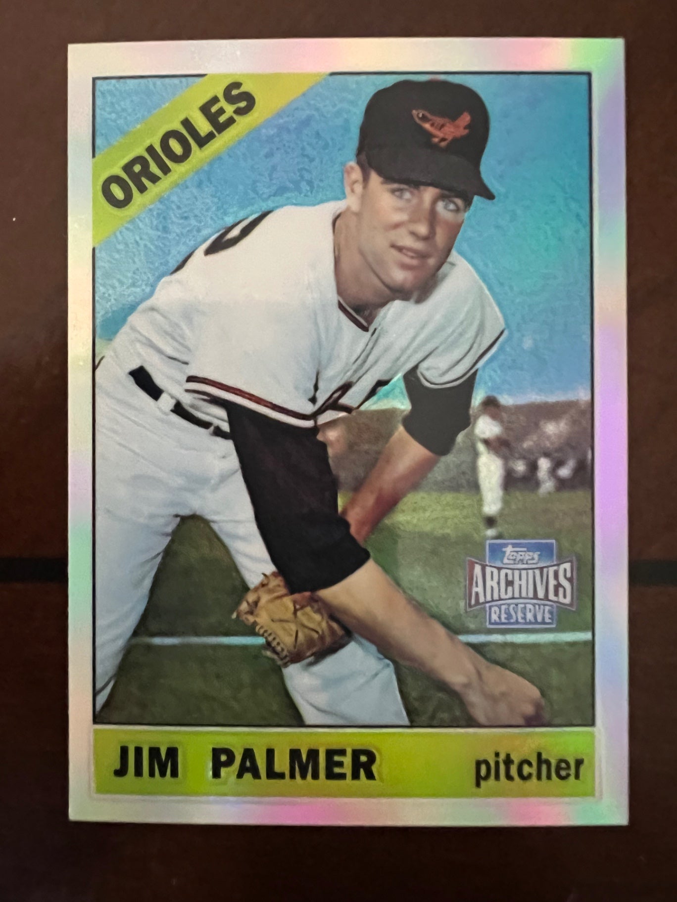 2001 Topps Archives Reserve Jim Palmer #92 1966 Rookie