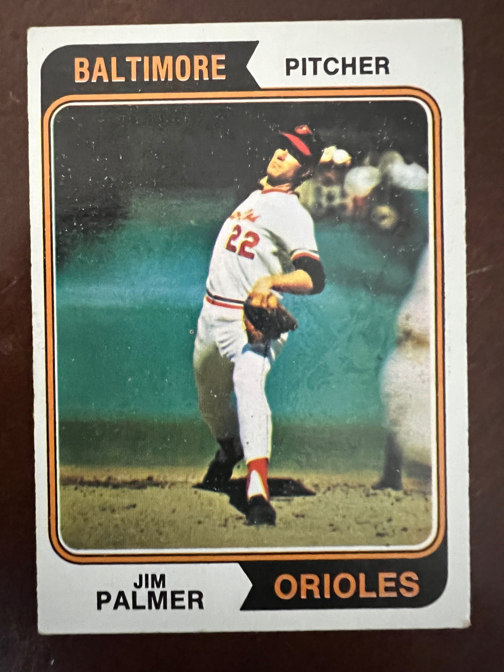 1974 Topps Jim Palmer #40 Orioles HOF