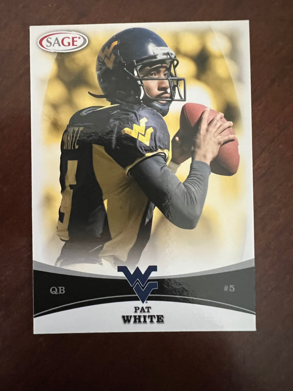 2009 SA-GE Sage Pat White #54 Rookie RC