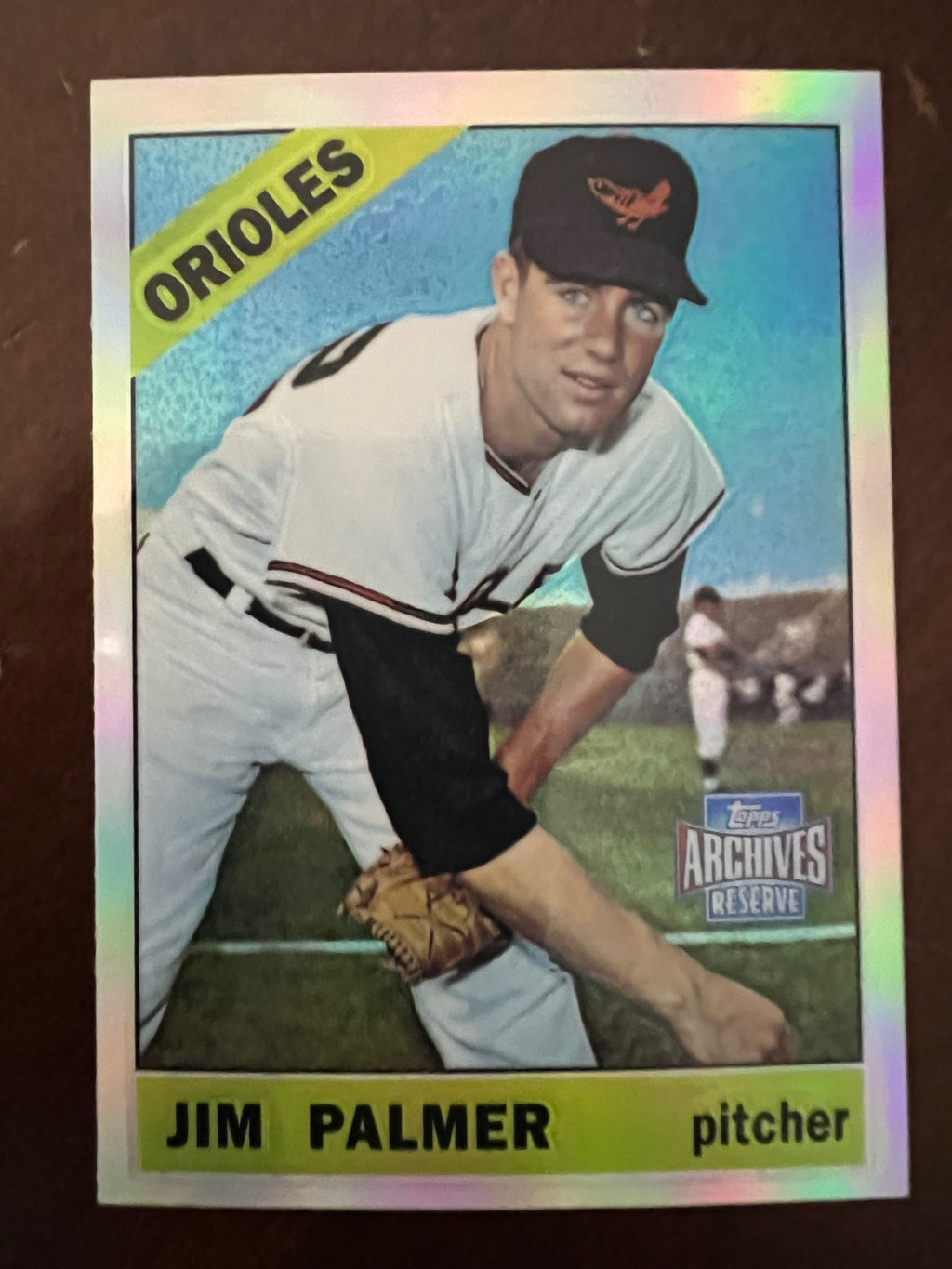 2001 Topps Archives Reserve Jim Palmer #92 1966 Rookie