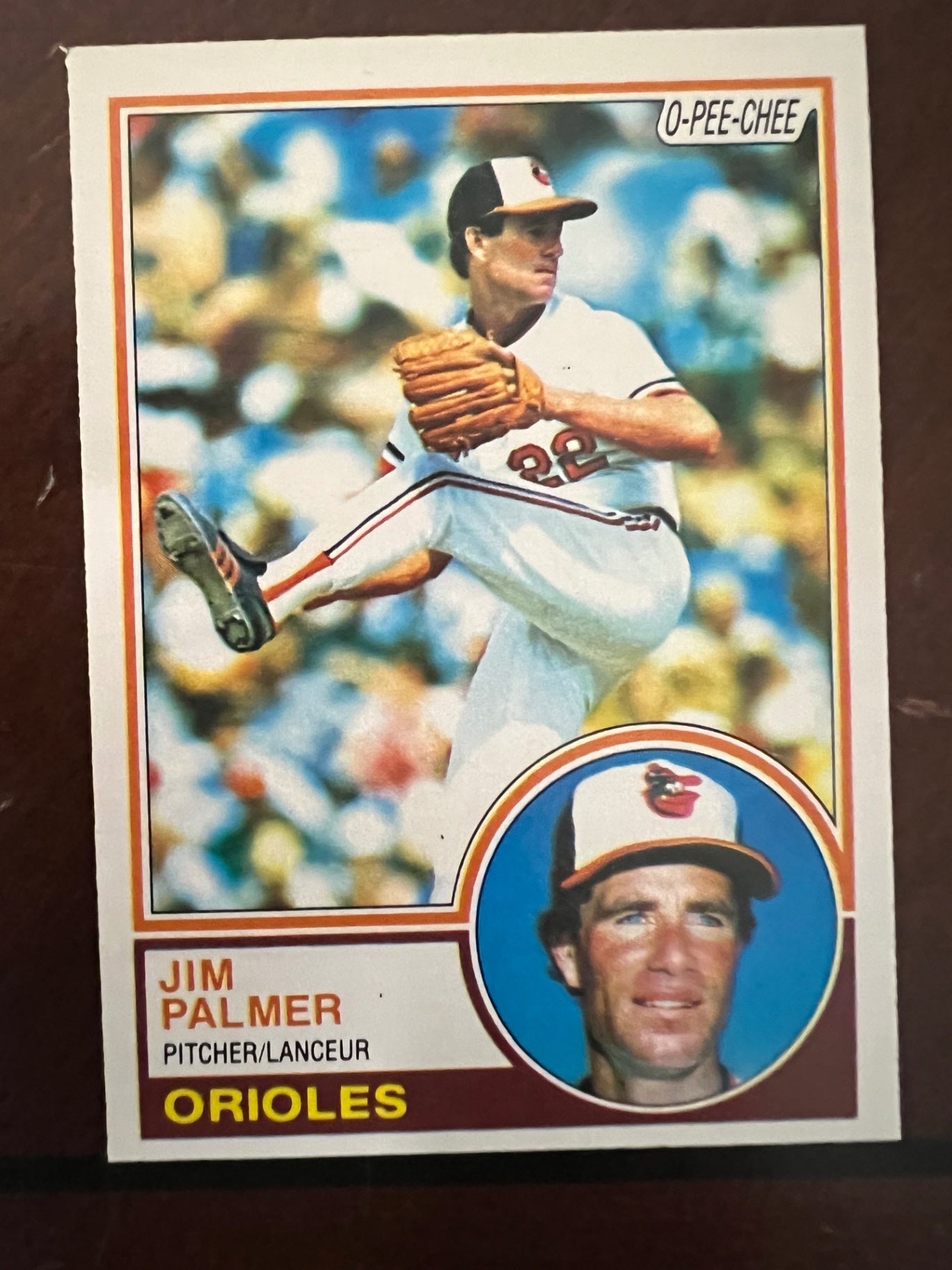 1983 O-Pee-Chee Jim Palmer #299 Orioles HOF