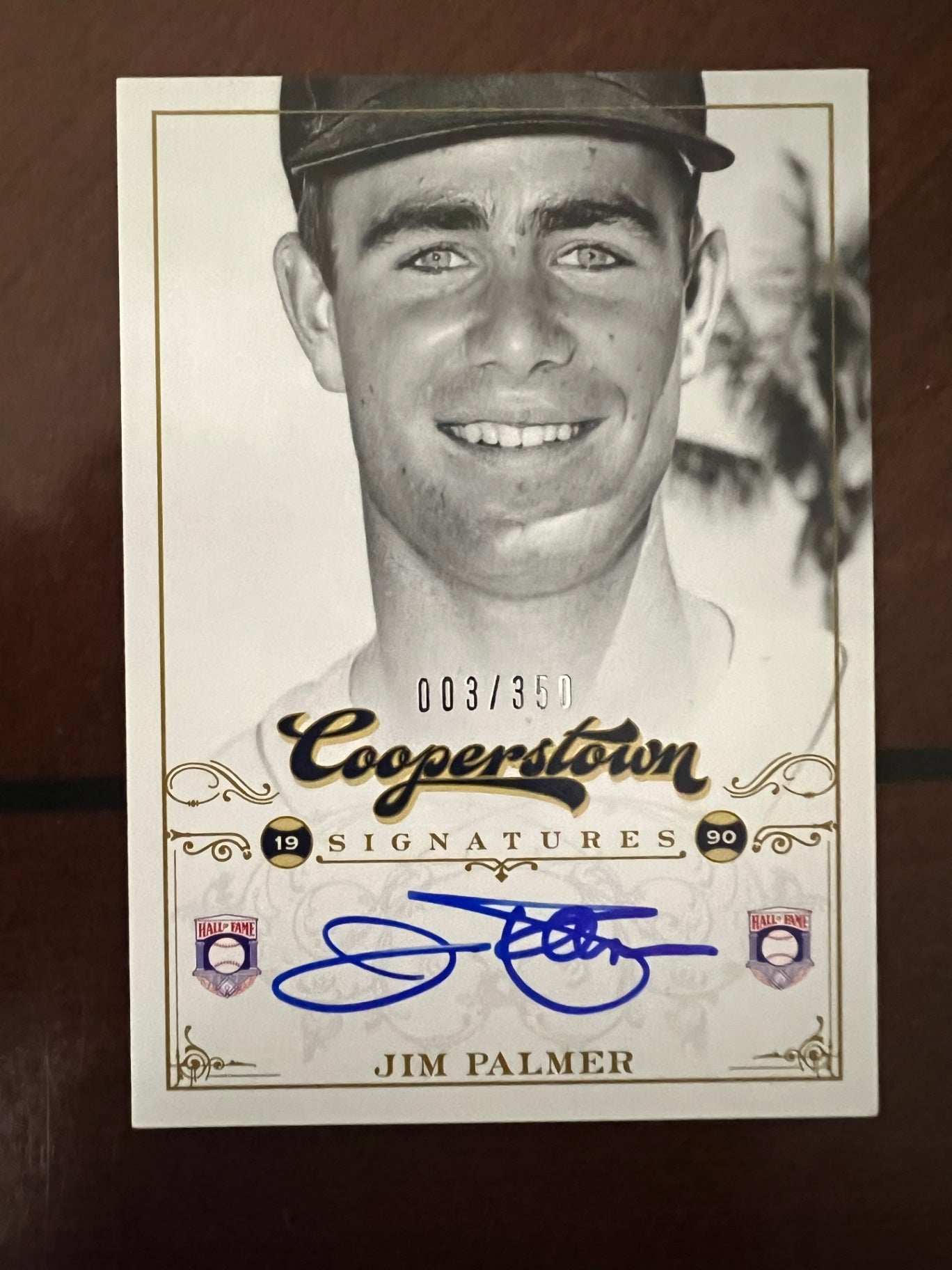 2012 Panini Cooperstown Jim Palmer Auto /350 HOF