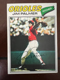 1977 Topps Jim Palmer #600 Orioles HOF