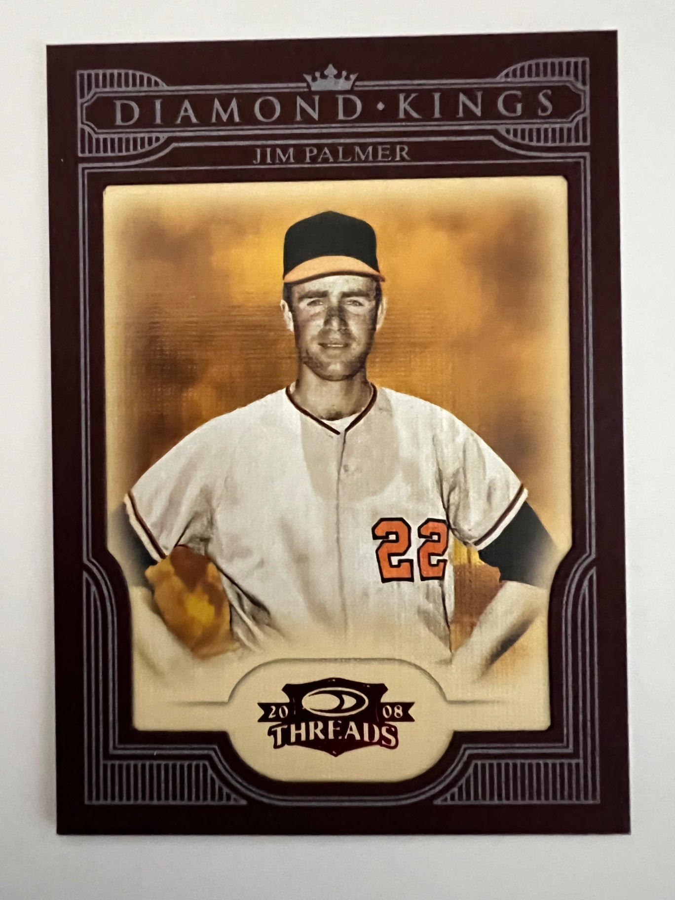 2008 Donruss Threads Jim Palmer #DK-28 014/100