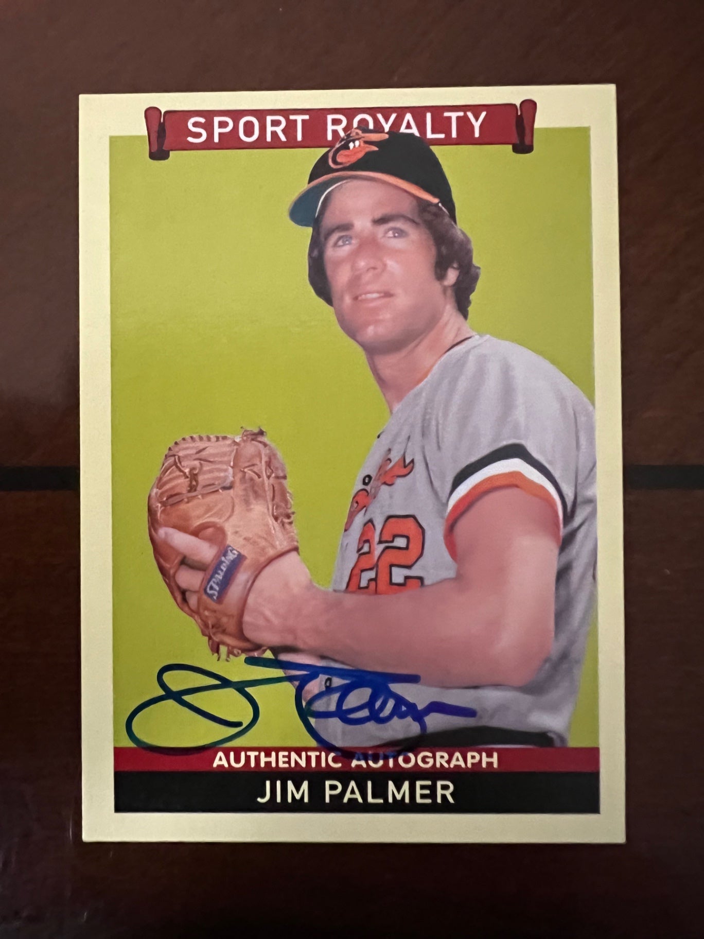 2009 UD Goudey Jim Palmer Auto #212 Sports Royalty