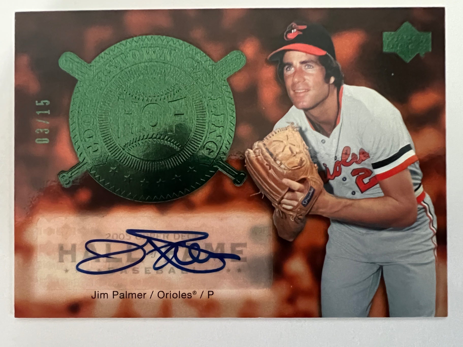 2005 UD Jim Palmer Cooperstown Calling /15