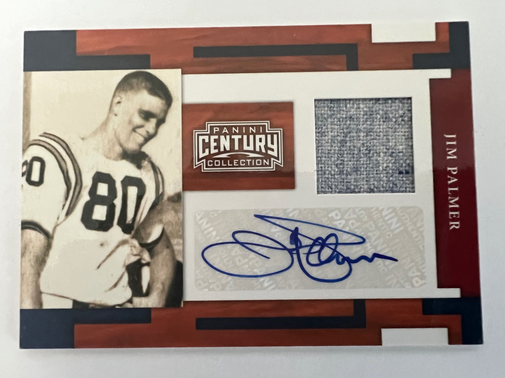 2010 Panini Century Jim Palmer Auto Patch /50
