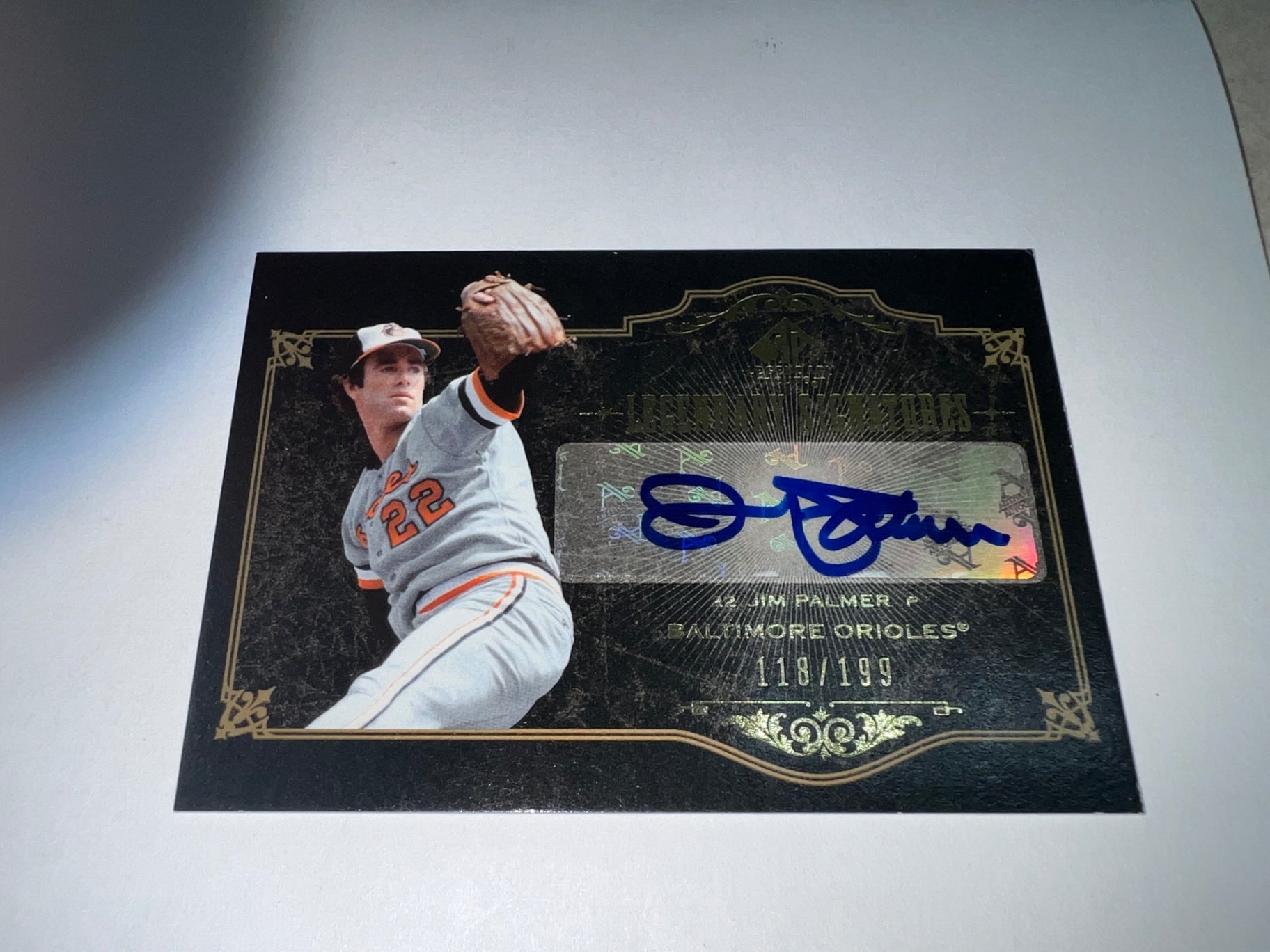 2007 SP Legendary Cuts Jim Palmer /199