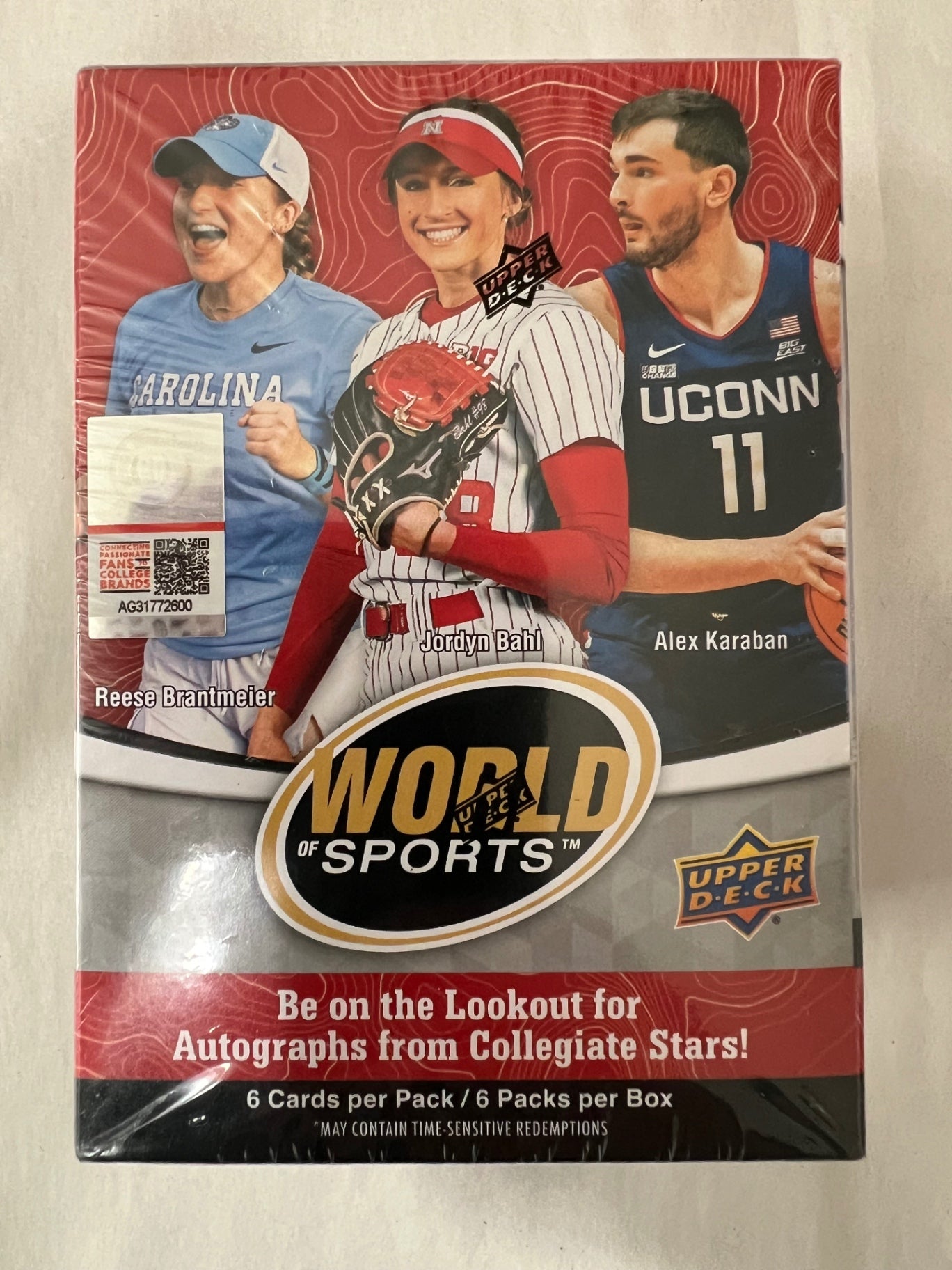 2025 Upper Deck World of Sports Vol. 1 Blaster