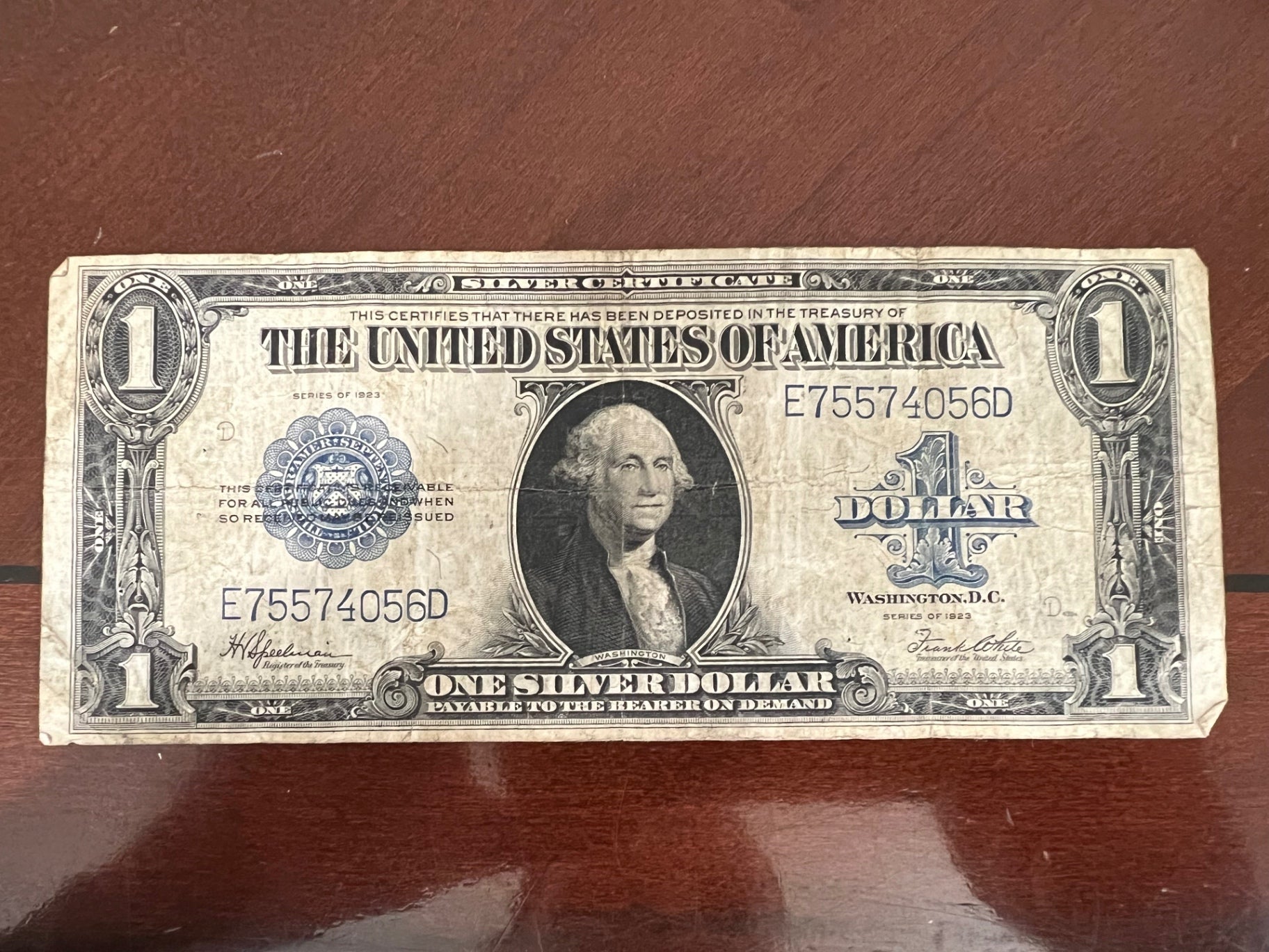 1923 $1 Silver Certificate Horse Blanket