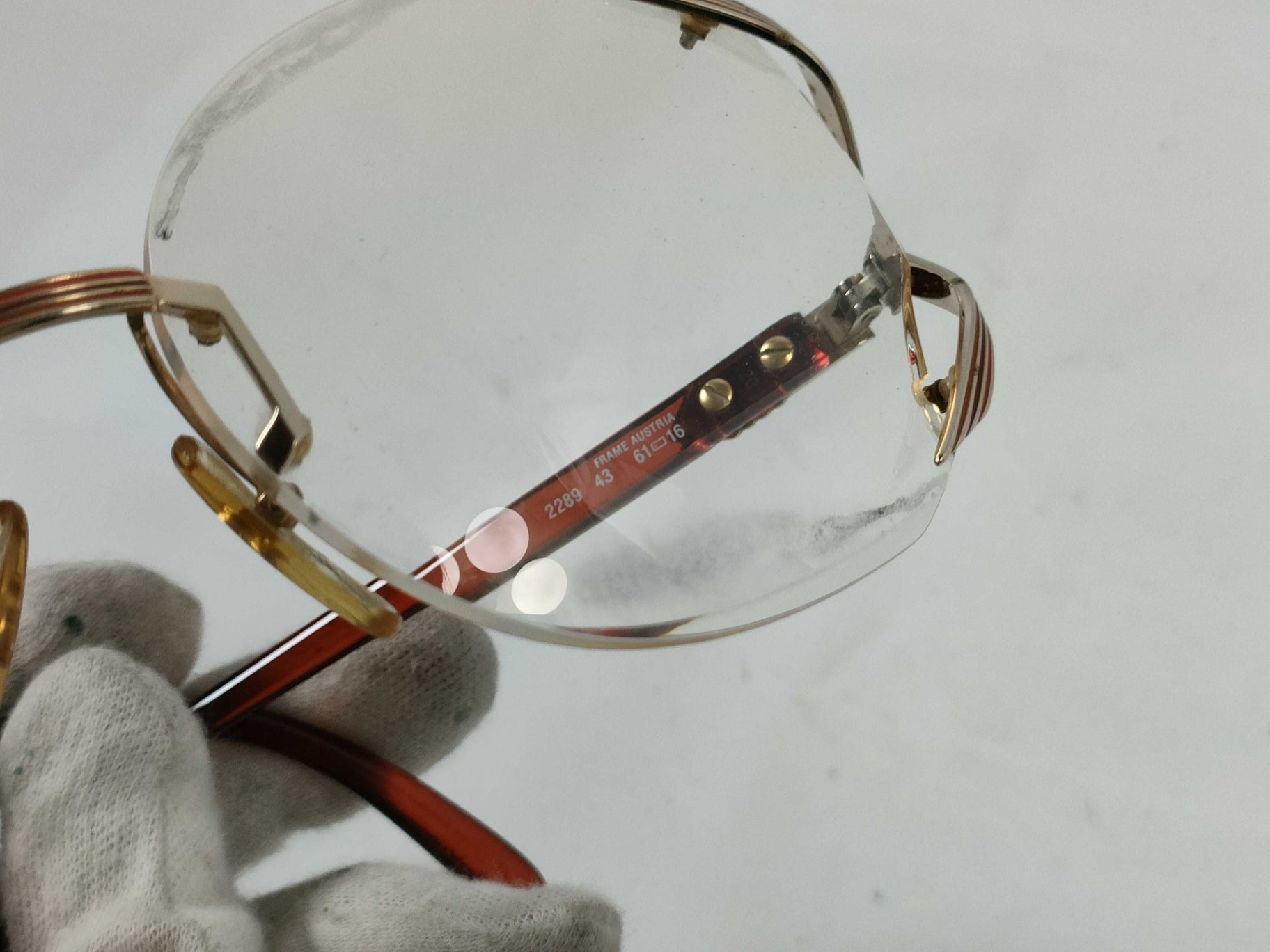 Dior Vintage 2289 Rimless Optyl Frames
