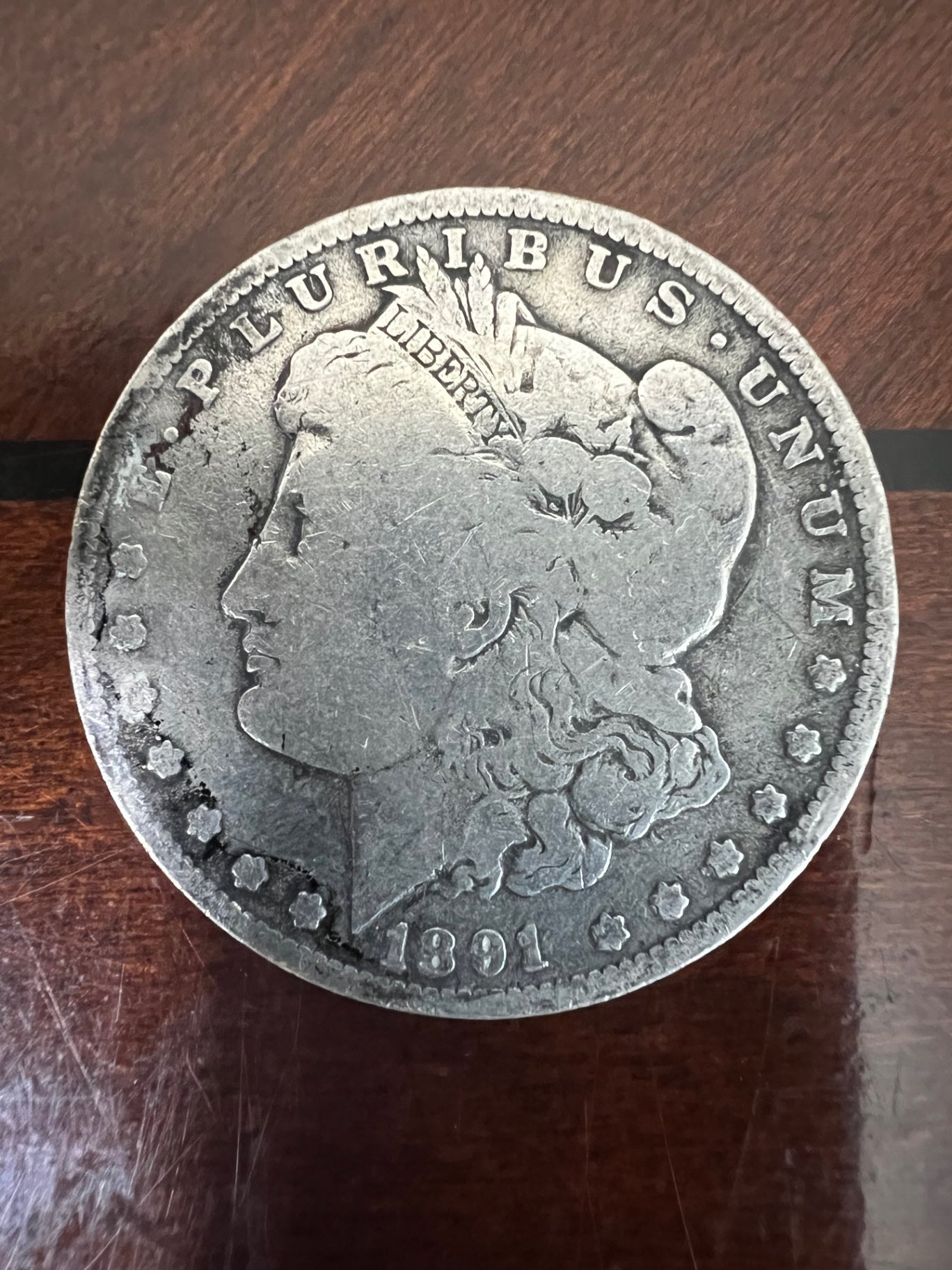 1891-O Morgan Silver Dollar New Orleans Mint