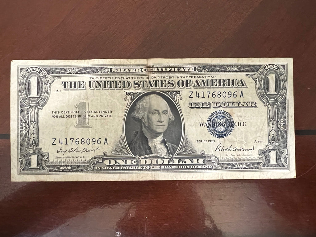Lot of (5) 1957 $1 Silver Certificates - Blue Seals