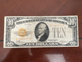 1928 $10 Gold Certificate Woods-Mellon Serial A33949477A