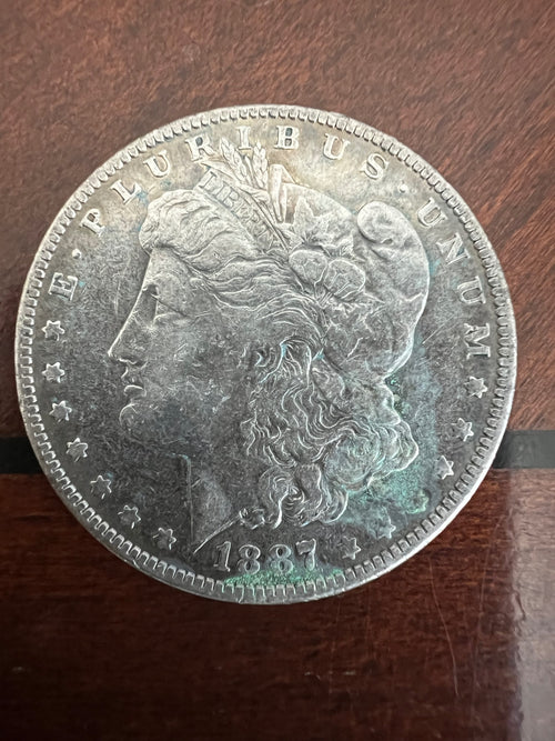 1887 Philadelphia Morgan Silver Dollar