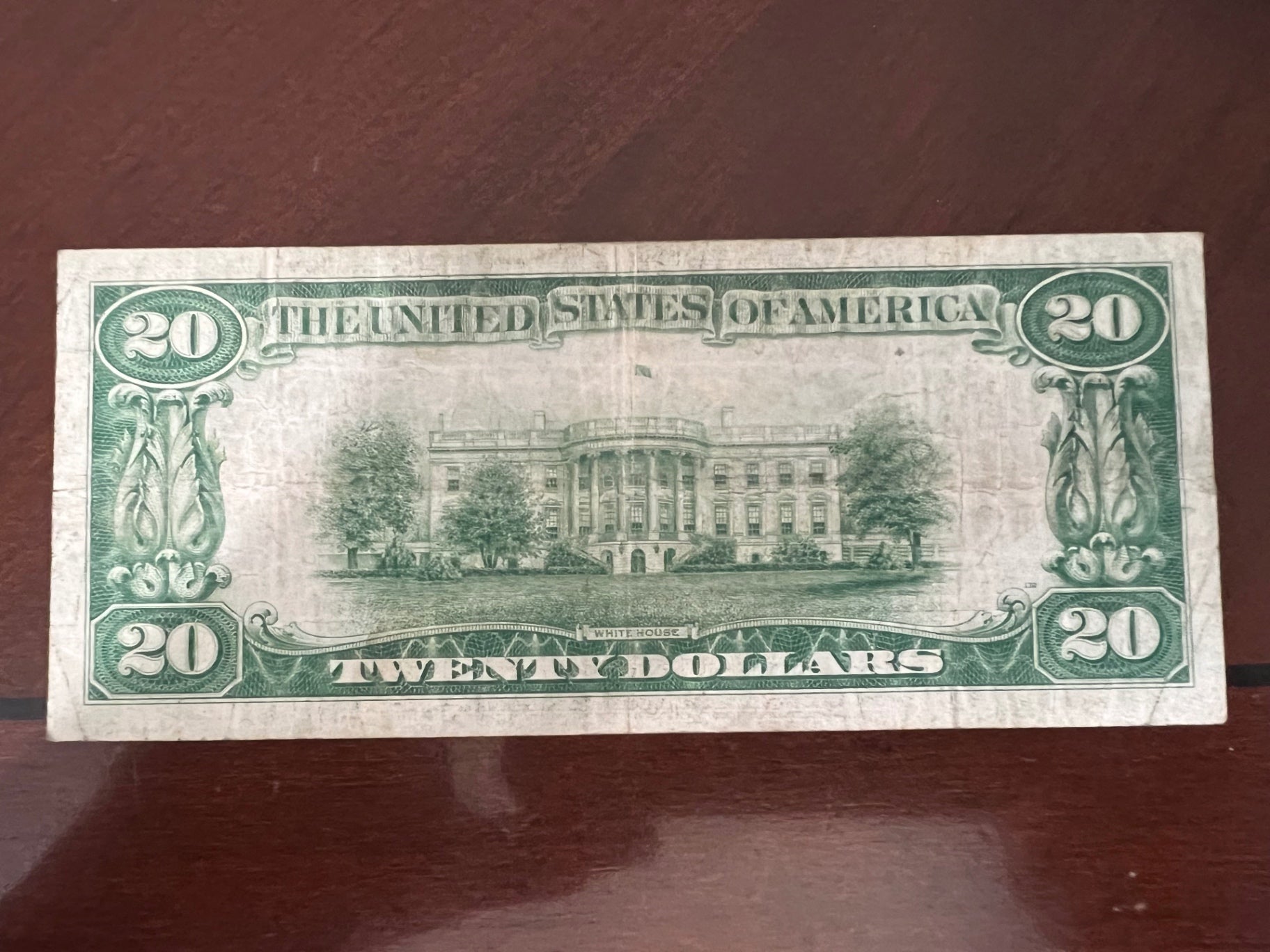 1928 $20 Gold Certificate Serial A25099717A