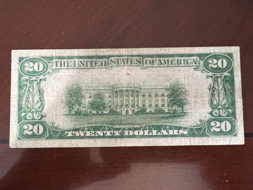1928 $20 Gold Certificate Serial A25099717A