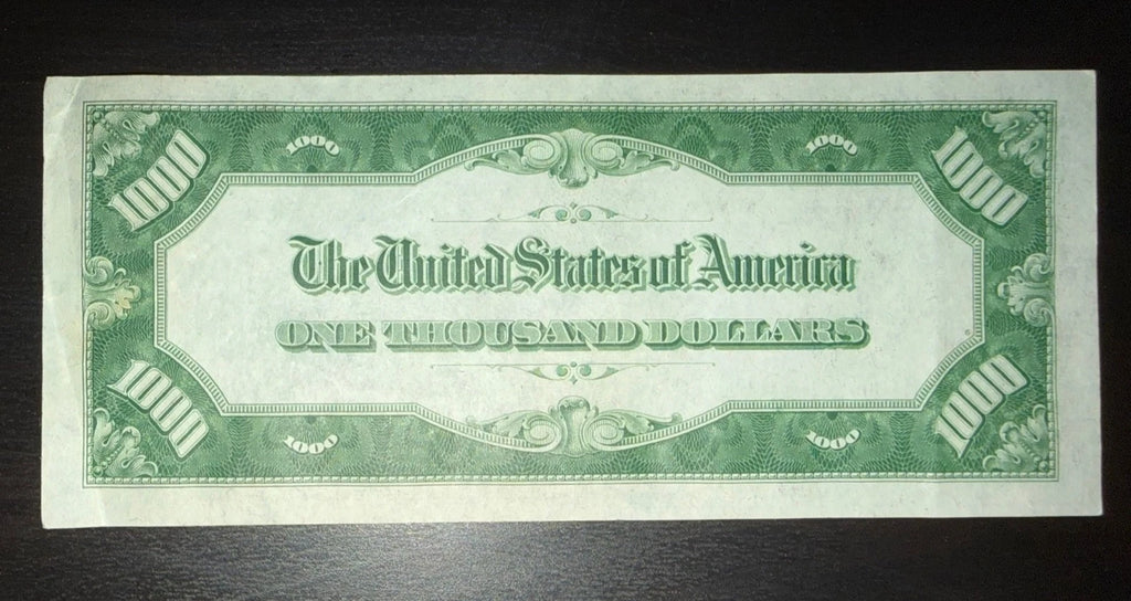 1934 $1000 Federal Reserve Note Chicago Bill