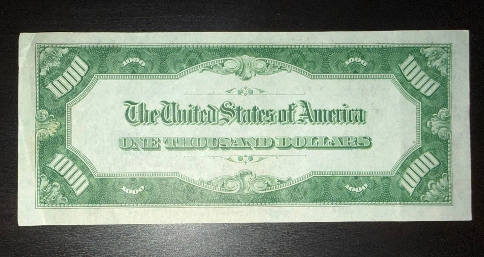 1934 $1000 Federal Reserve Note Chicago Bill
