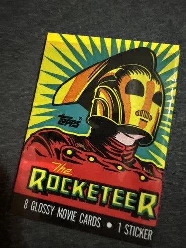 1991 Topps The Rocketeer Close Up Portrait Vintage Sealed Pack