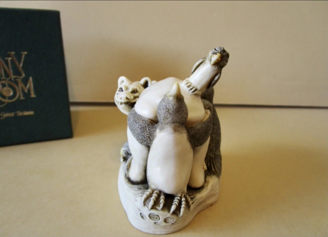 2000 Harmony Kingdom Murphy's Last Stand Polar Bear Box Figurine