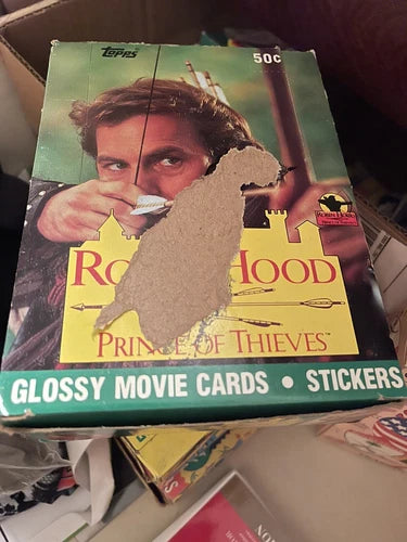 1991 Topps Robin Hood 36 Packs Open Box Layout