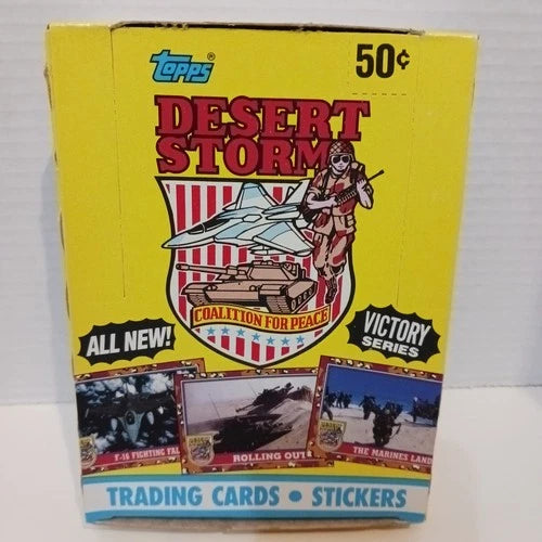 1991 Topps Desert Storm Victory Series Box 36 Packs
