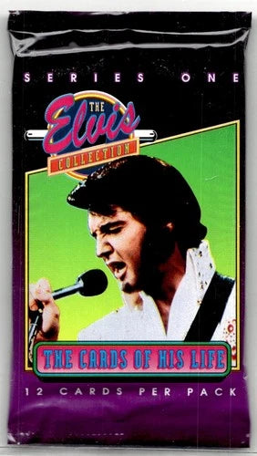 6 Pack Set - 1992 Topps Elvis Series 1 Sealed Wax Pack Lot of 6 Full Wrapper Set