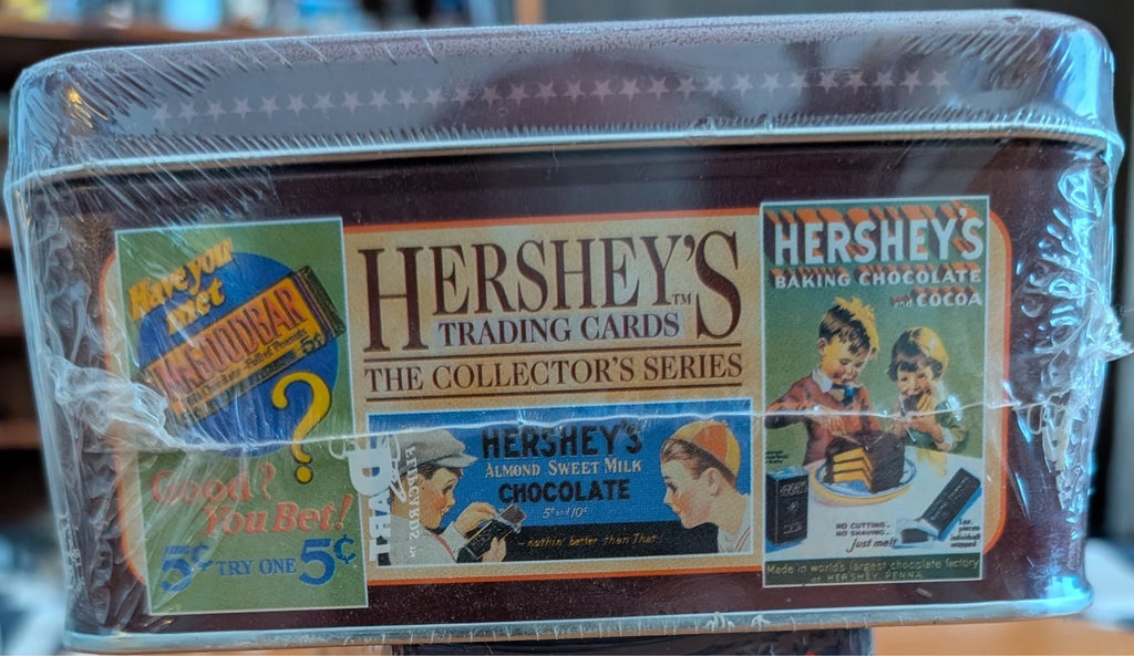 1995 Hershey's Chocolate Trading Cards Sealed Tin 36 Packs