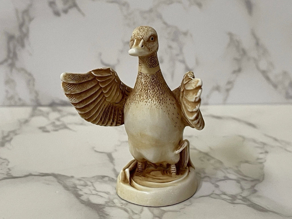 2000 Harmony Kingdom Waddles Duck NetsUKe Figurine