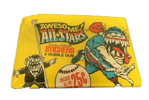 1988 Leaf Awesome All Stars Yellow Pack