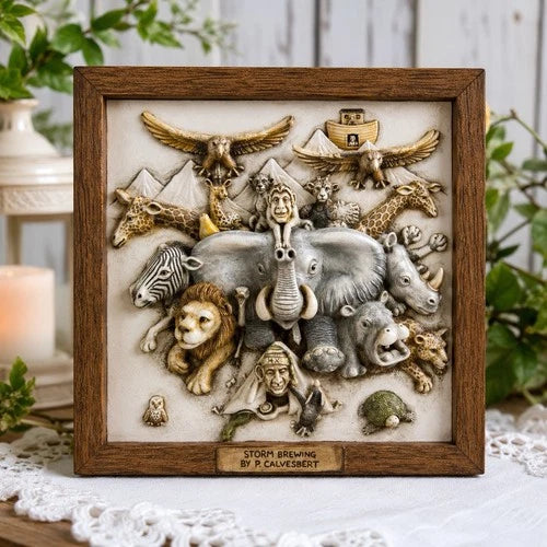 Harmony Kingdom Storm Brewing Tile Figurine PXPC1
