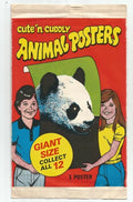 1981 Topps Cute'n Cuddly Animal Posters Pack