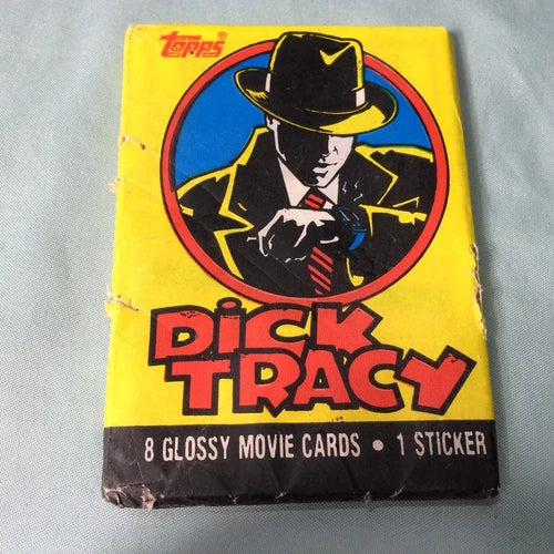 1990 Topps Dick Tracy Talking Watch Pack