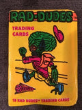 1991 Pacific Rad Dudes Brain Alien Sealed Wax Pack