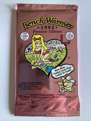 1992 Bench Warmers Football Variant Sealed Pack