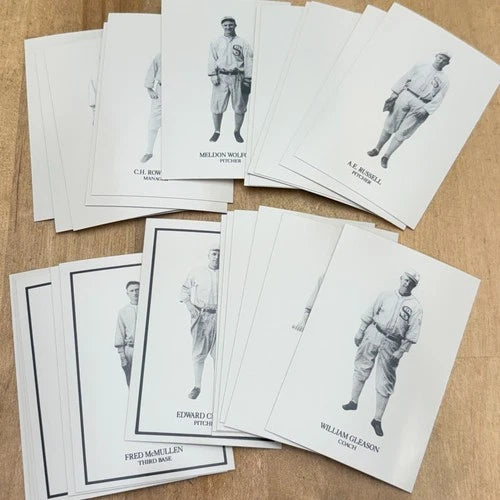 1919 Black Sox Historic 25-Card Team Set Reprint TNTL Studios